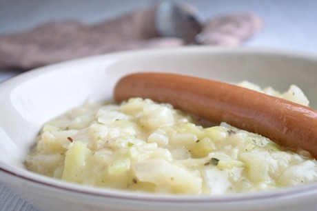 Kohl eingebrannt