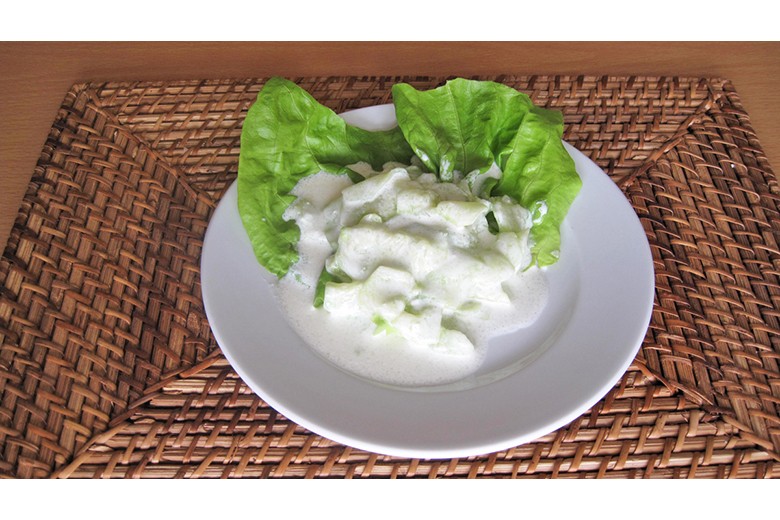 Rahmgurken Salat