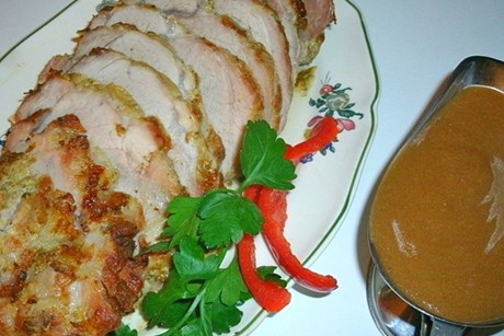 Senf-Salbei-Schweinsrollbraten
