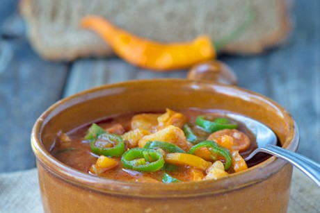 Scharfes Kartoffelgulasch
