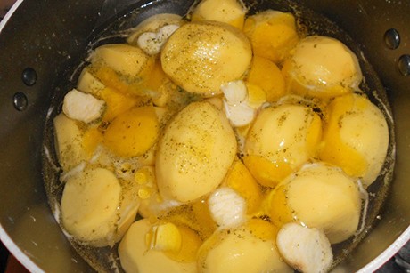 Knoblauchkartoffeln