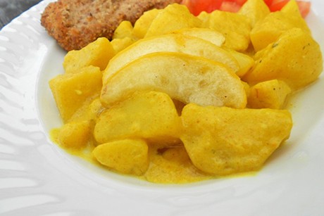 Curry Soßenkartoffeln