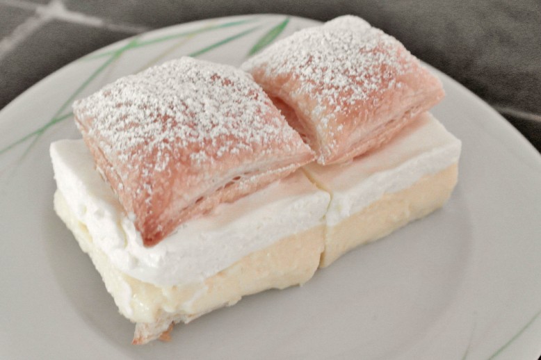 Cremeschnitten mit Blätterteig