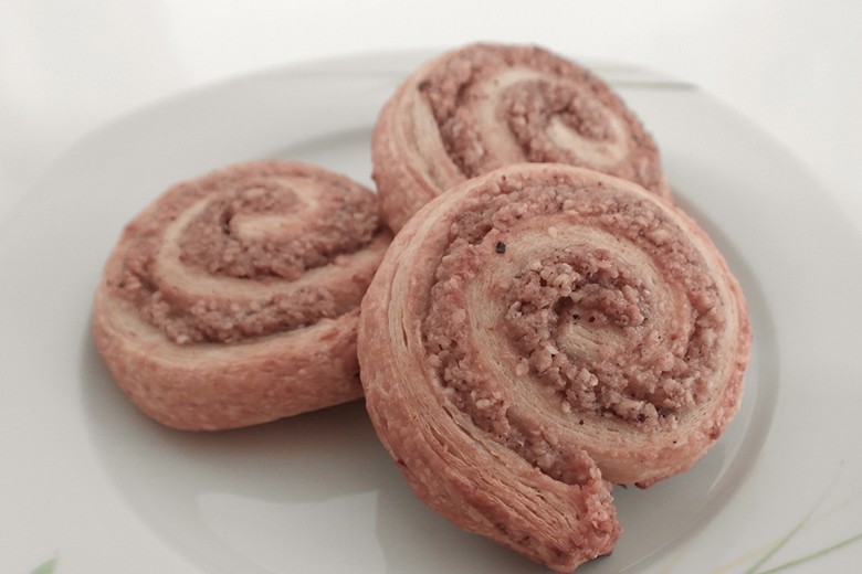 Einfache Nussschnecken