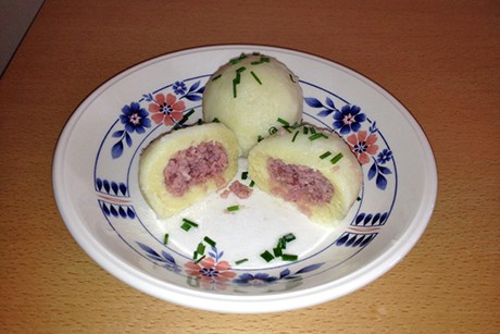 Selchfleischknödel