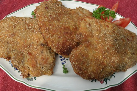 Kotelette in Sesampanade