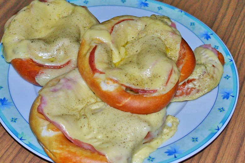 Schinken-Käse-Breze