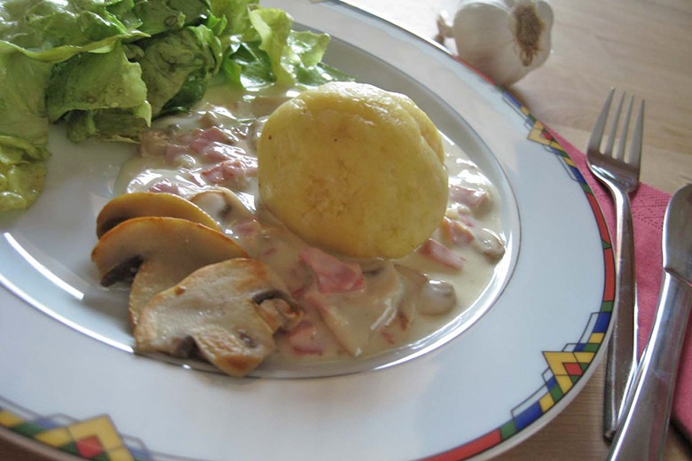 Champignon-Knoblauch Sauce