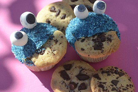 Krümelmonster-Muffin