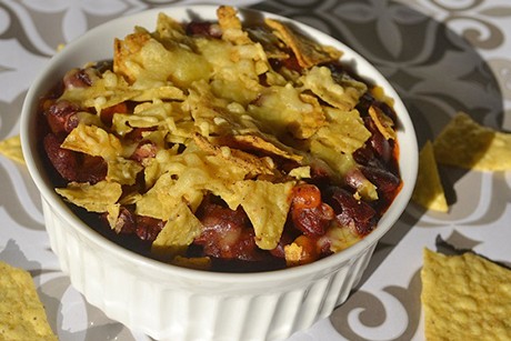 Chili con Carne überbacken