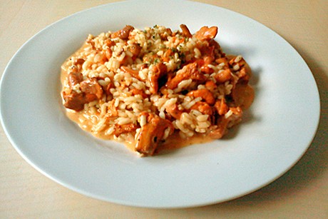 Eierschwammerlrisotto