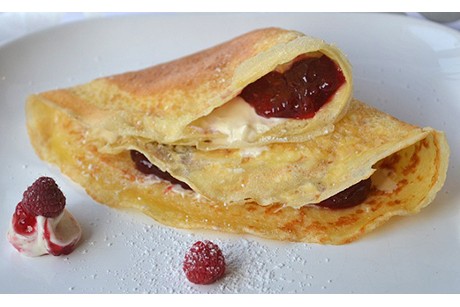 Preiselbeer Crepes