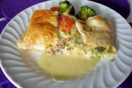 Gemüse Topfen Strudel