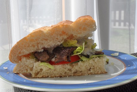 Kebabfladen mit Rindfleisch