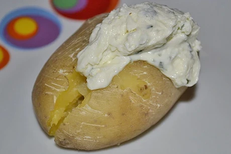 Schleferler mit Kräutertopfen