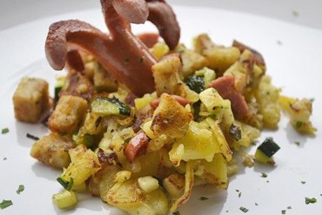 Tiroler Gröstl mit Zucchini