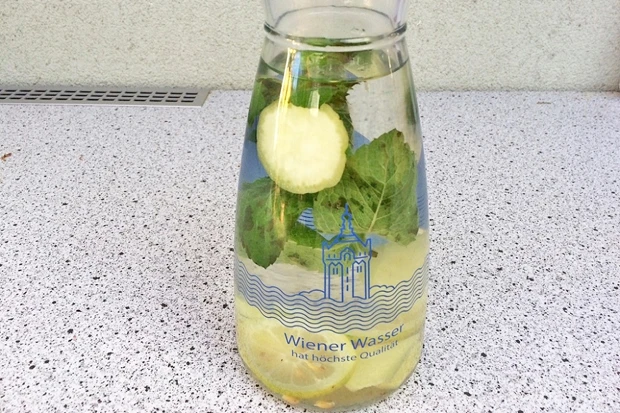 Minze-Ingwer-Zitronenlimonade