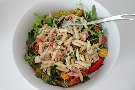 Paradiesischer Pastasalat