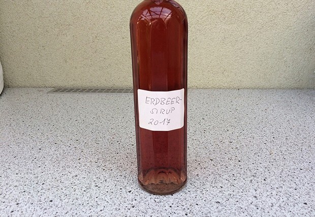 Erdbeersirup