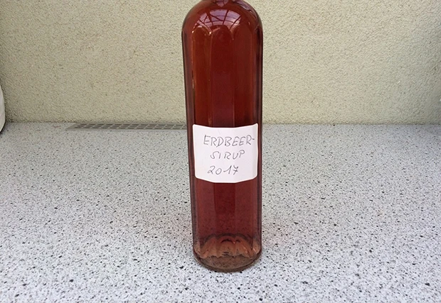 Erdbeersirup