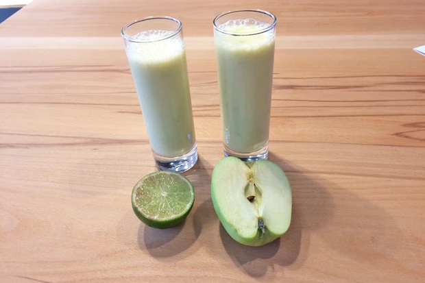 Apfel-Limetten-Smoothie