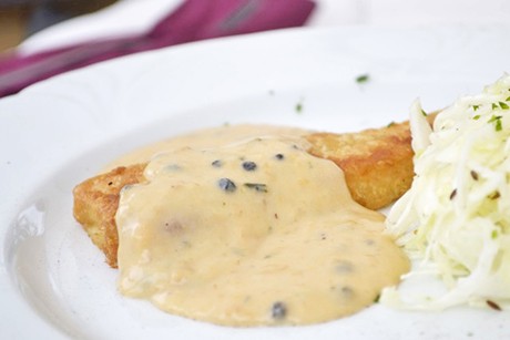 Pfefferrahmsoße