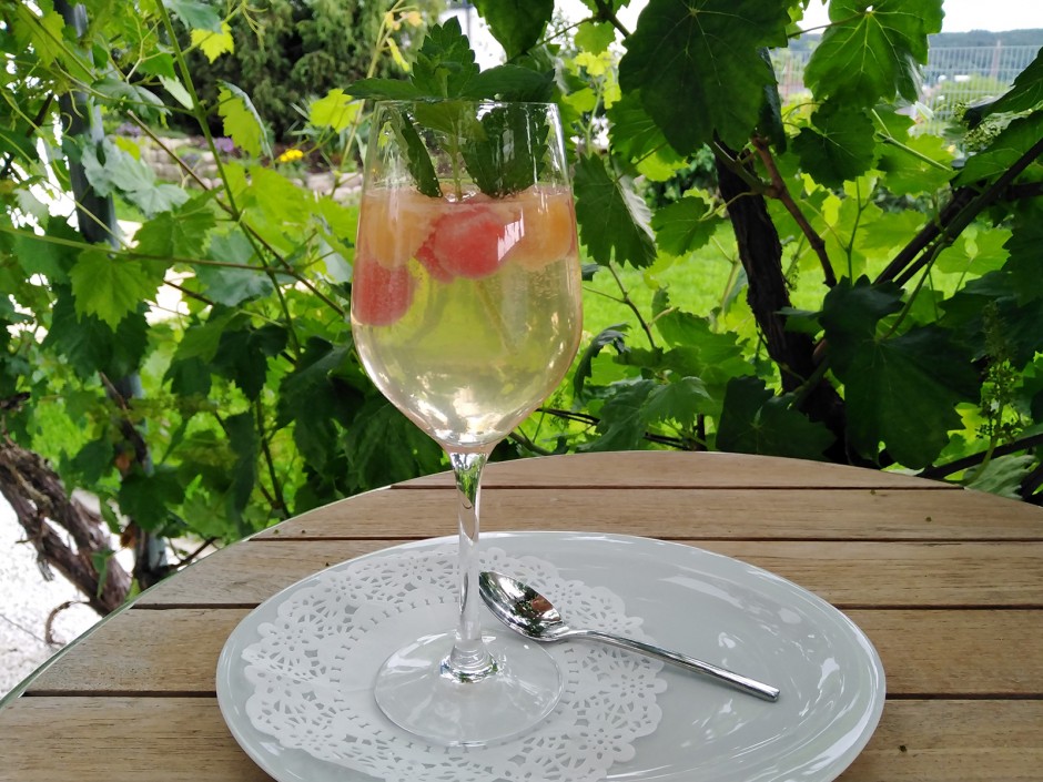 Melonen-Bowle mit Prosecco
