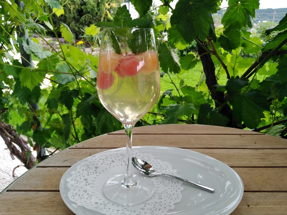Melonen-Bowle mit Prosecco