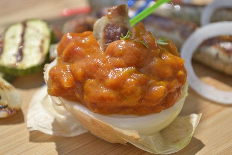 Scharfe Curry - Ketchup Soße