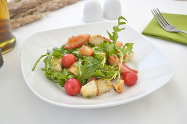 Rucola-Brotsalat