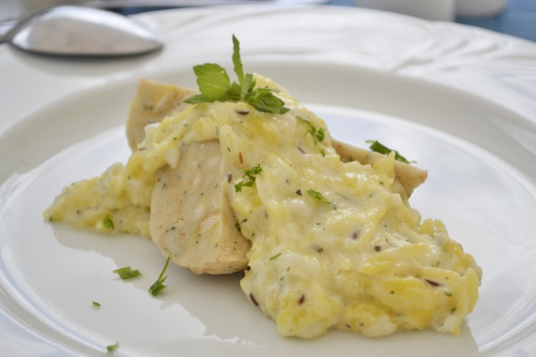 Gedünsteter Kürbis