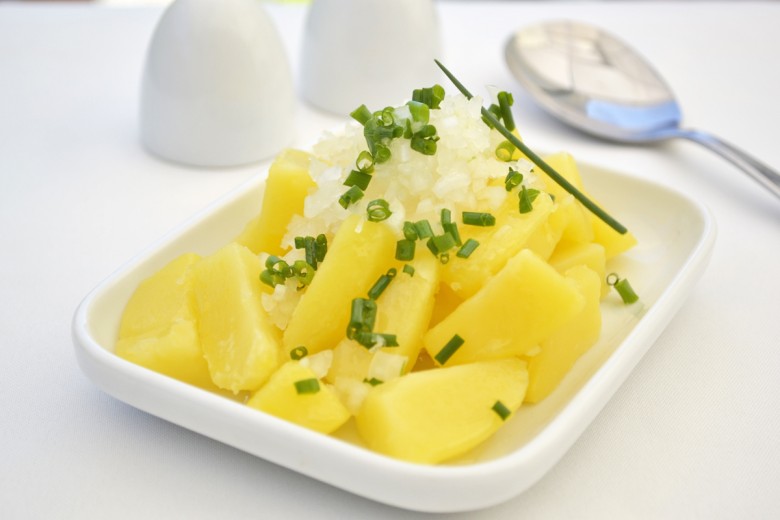 Abgeschmalzene Erdäpfel