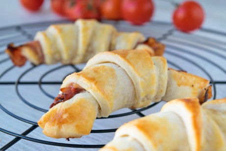 Pikante Schinkenkipferl