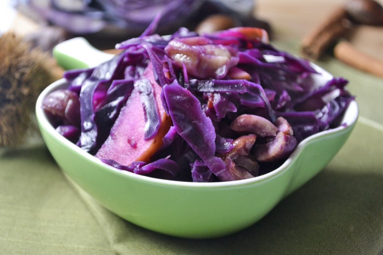 Kastanienkraut mit Äpfeln