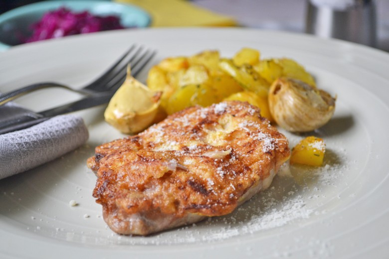 Schweinekotelett mit Panade
