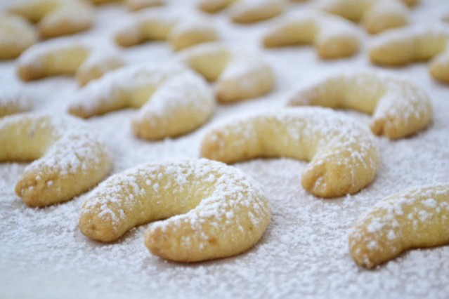 Süße Vanillekipferl