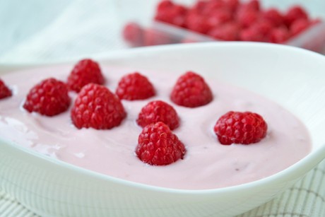 Topfen-Himbeer-Creme