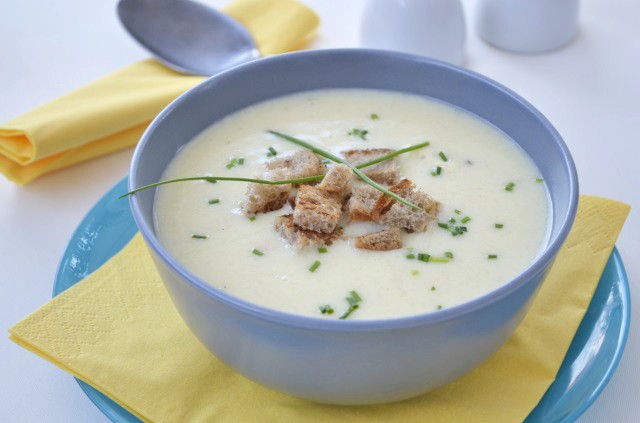 Würzige Käsesuppe