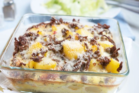 Erdäpfel Auflauf