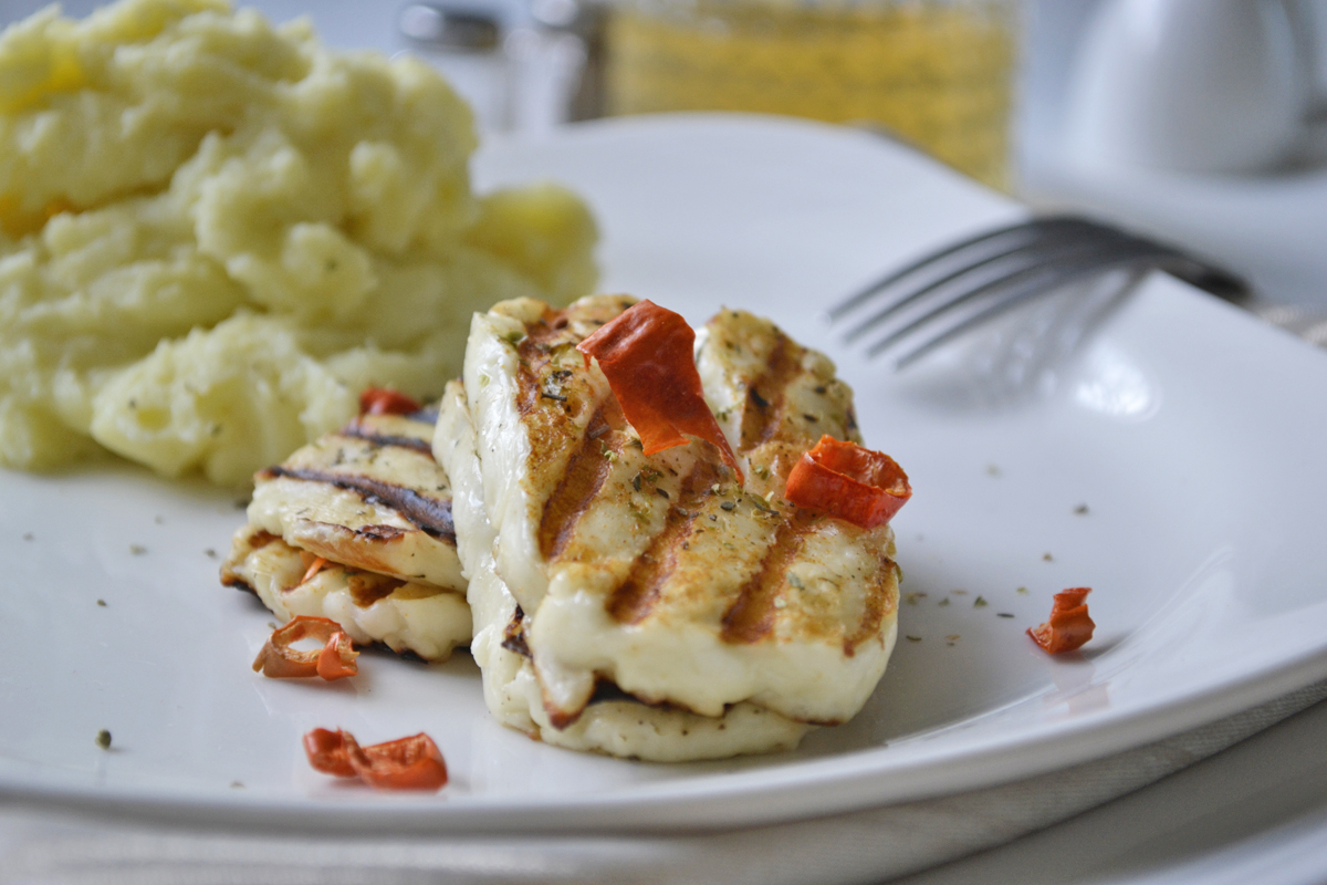 Gegrillter Halloumi