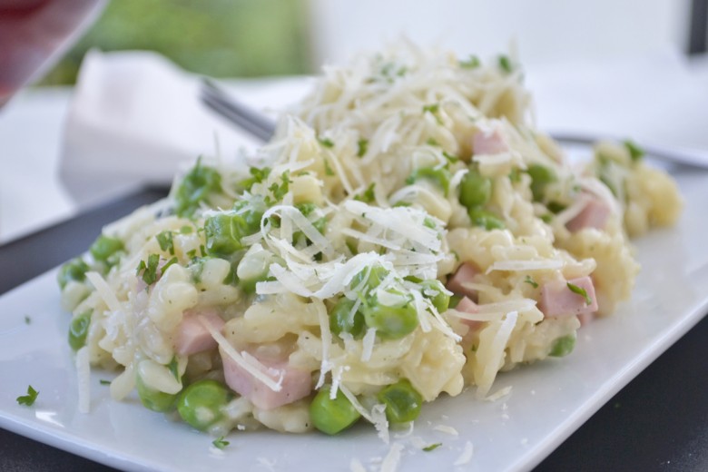 Erbsenrisotto