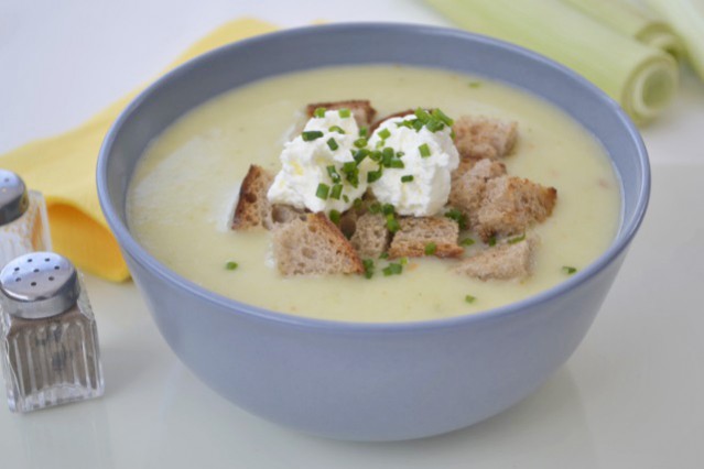 Lauchcremesuppe