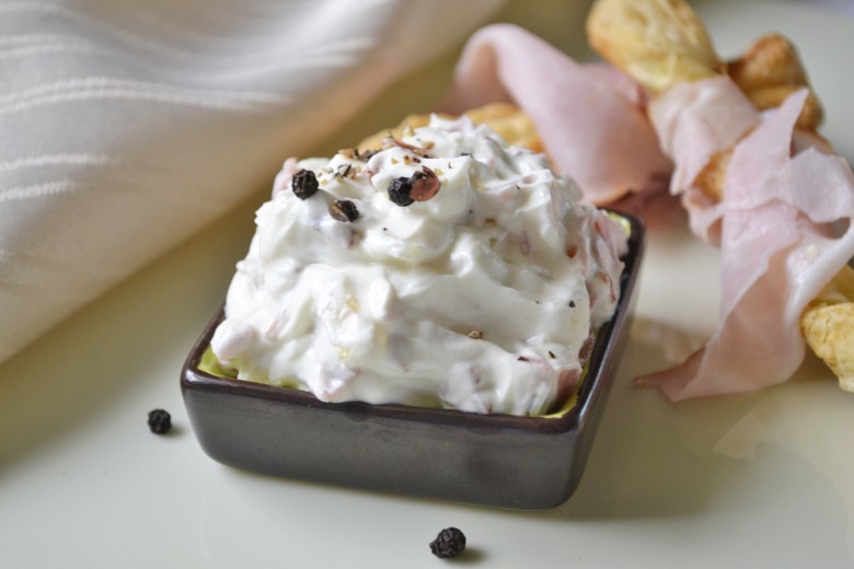 Dip mit Schinken