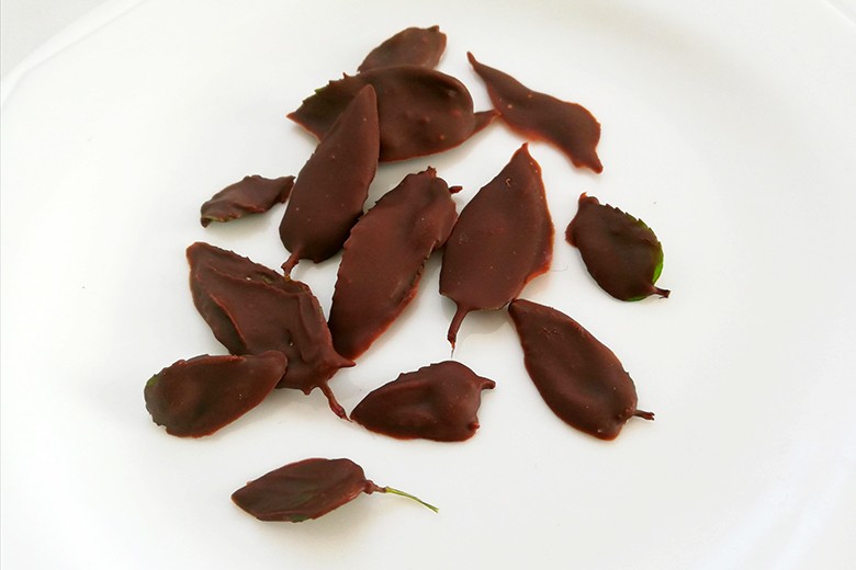 After-Eight aus Minzblätter