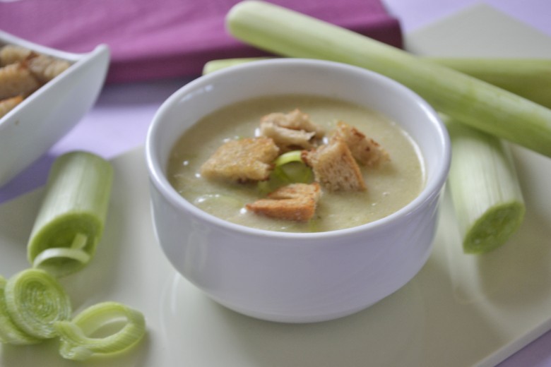 Lauchcremesuppe