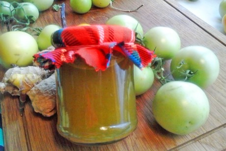 Marmelade aus grünen Tomaten