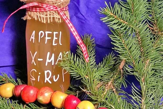 Apfel-Weihnachtssirup