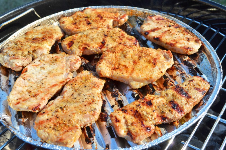 Kotelett am Grill