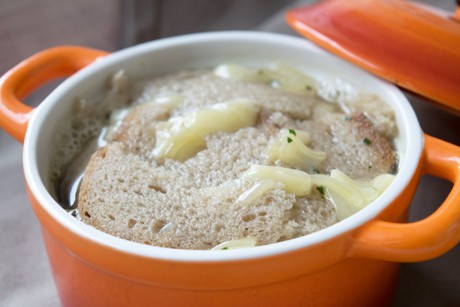 Käsesuppe mit Greyerzer