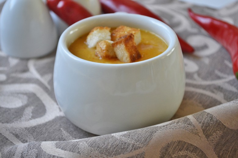 Kartoffelsuppe mit Chili